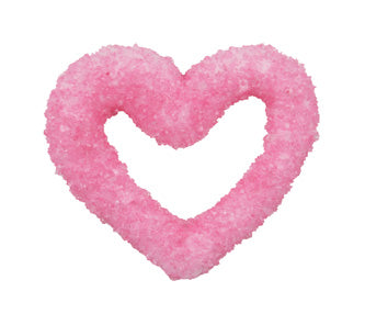 Cornice cuore rosa zucchero