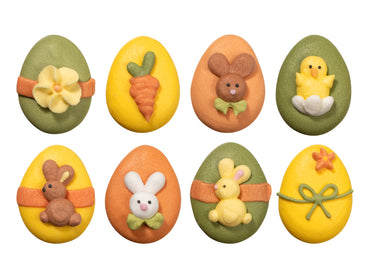 Easter eggs series green