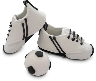 Football set white-black