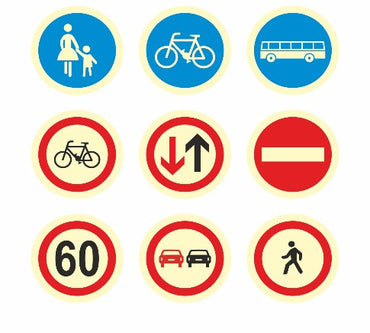 Traffic sign chocolate