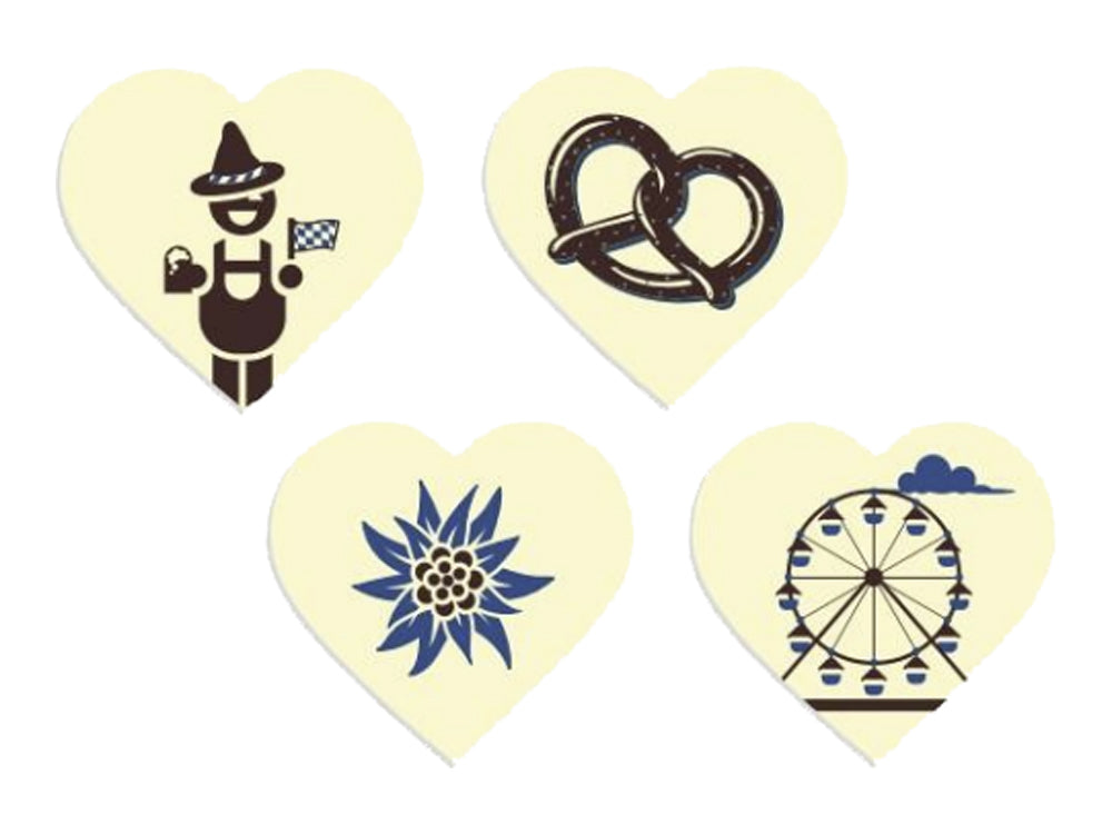 Volksfest Herzen weiss