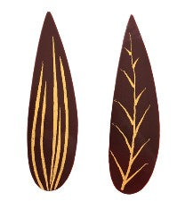 Chocolate leaves