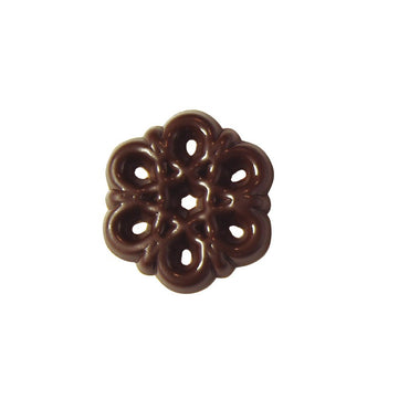 Chocolate filigree round