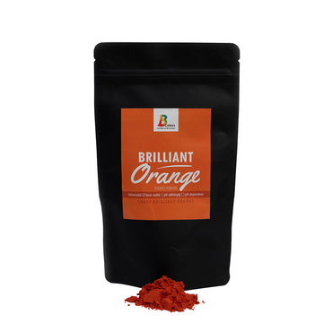 Pulver Zip Beutel Brilliant Orange 120g