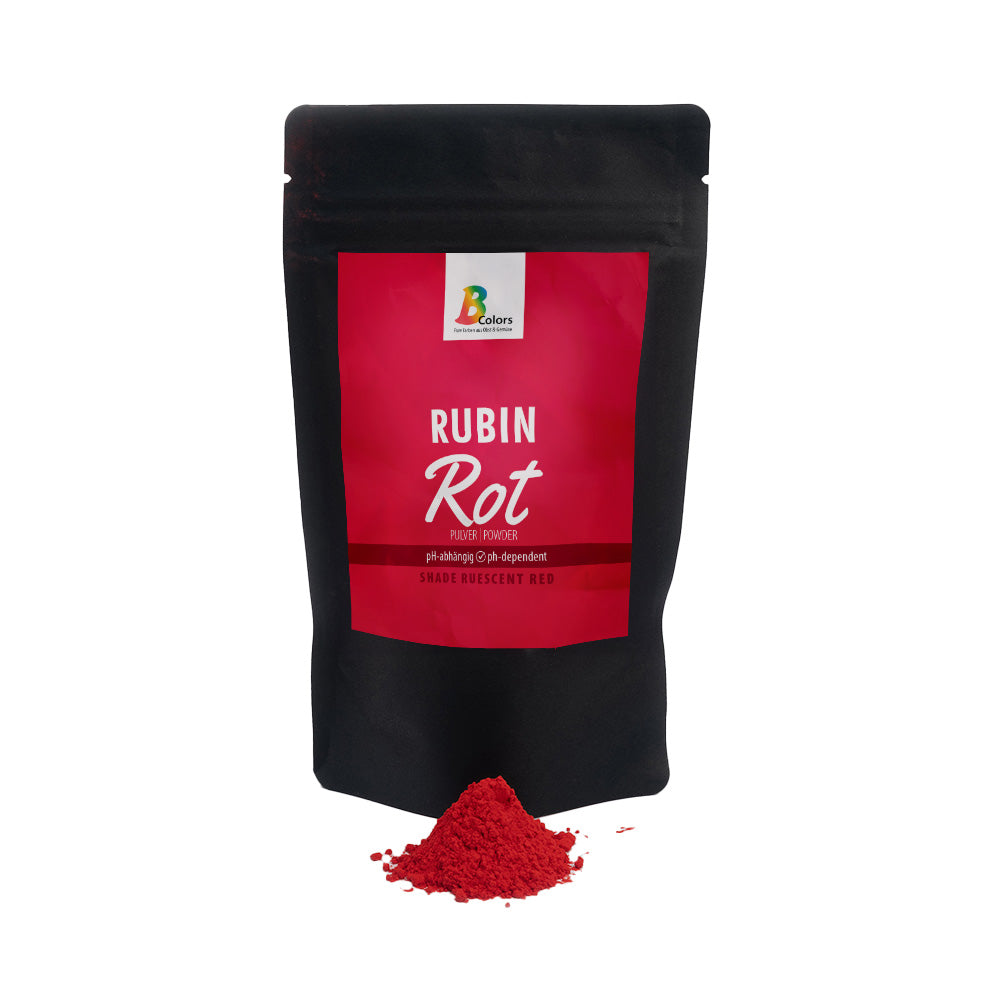 Pulver cipzáras táska Ruby Red 120g