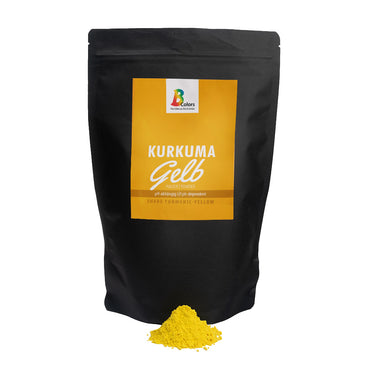 Pulver zip bag turmeric yellow 750g